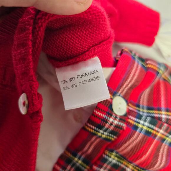 Bergdorf Goodman Baby Outfit size 6M - Made in Italy - Cashmere Blend Sweater - Picture 8 of 11